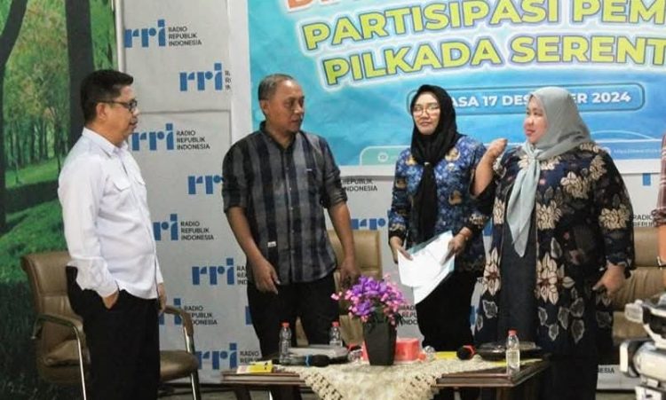 Ketua KPU Kabupaten Bone Bolango, Sutenty Lamuhu saat jadi salah satu narasumber program dialog RII.