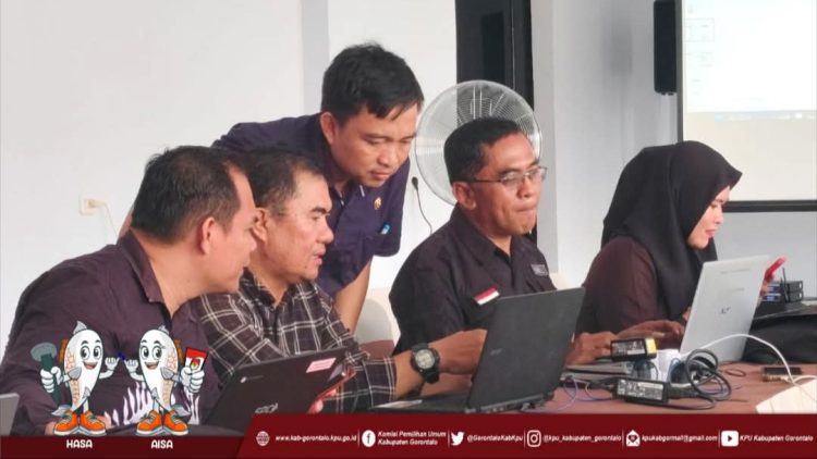 Rakor KPU Kabupaten Gorontalo bersama PPK.