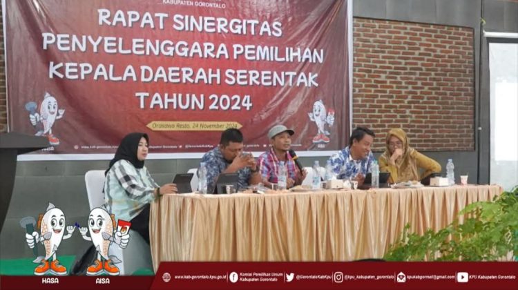 Rapat sinergitas penyelenggara Pilkada.