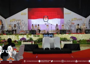 Debat publik Paslon Bupati dan Wakil Bupati Gorontalo, Rabu (30/10/2024).