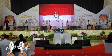 Debat publik Paslon Bupati dan Wakil Bupati Gorontalo, Rabu (30/10/2024).