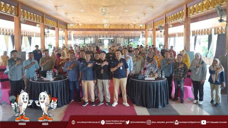 Rakor Penyusunan Layanan Pindah Memilih KPU Kabupaten Gorontalo.