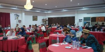 KPU Provinsi Gorontalo menggelar rapat sinergitas penyelenggara Pemilihan Kepala Daerah Serentak Tahun 2024.
