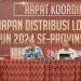 Rapat Koordinasi Persiapan Distribusi Logistik Pilkada 2024.
