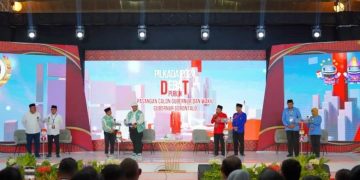 Debat kandidat putaran kedua Pemilihan Gubernur dan Wakil Gubernur Gorontalo 2024.