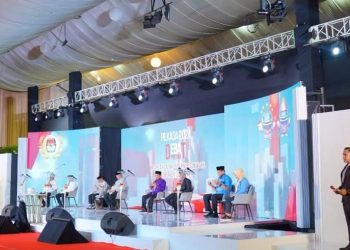 Debat Terbuka Perdana Cagub dan Cawagub Gorontalo 2024.