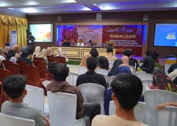 "Nobar" film Tepatilah Janji bersama pemilih muda Gorontalo.