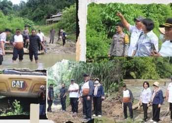Ketua beserta Anggota DPRD Kabupaten Pohuwato saat kunjungan kerja di wilayah Popayato, Jumat (3/1/2025).
