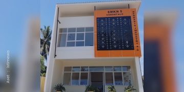 Gedung baru SMK Negeri 5 Kota Gorontalo.