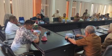 Rapat Komisi III DPRD Kabupaten Pohuwato, Selasa (7/1/2024).