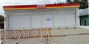 Potret Alfamart di Kecamatan Lemito.