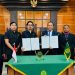 Penandatanganan kerjasama Universitas Pohuwato bersama Pengadilan Negeri Tilamuta, Selasa (21/1/2025).