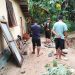 Potret rumah Hamzah Mangga warga Desa Soginti, Kecamatan Paguat, Pohuwato, yang terancam amblas. (Foto : Hasmin Napu)