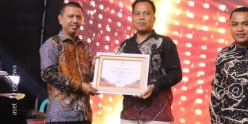 Malam penghargaan KPU Pohuwato, Minggu (26/1/2025).