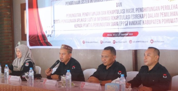 Jajaran Komisioner KPU Kabupaten Pohuwato.
