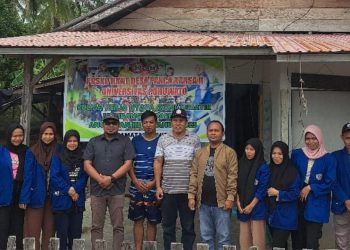 Monitoring KKN-T Universitas Pohuwato tahun 2025, Sabtu (1/2/2025).