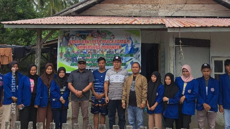 Monitoring KKN-T Universitas Pohuwato tahun 2025, Sabtu (1/2/2025).
