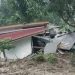 Kondisi salah satu rumah warga Desa Lunguto, Kecamatan Paleleh Barat, Kabupaten Buol, Provinsi Sulawesi Tengah, yang terdampak longsor, Sabtu (1/2/2025). (Foto : Iwan Buhang)