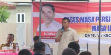 Reses masa persidangan kedua tahun pertama Ketua Komisi II DPRD Pohuwato, Nirwan Due, Senin (3/2/2025).