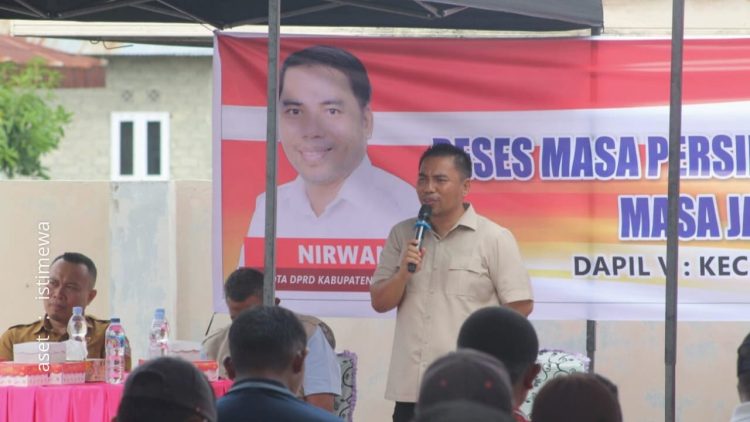 Reses masa persidangan kedua tahun pertama Ketua Komisi II DPRD Pohuwato, Nirwan Due, Senin (3/2/2025).