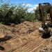 Proses pembuatan saluran sekunder di wilayah Kecamatan Duhiadaa oleh komunitas penambang rakyat, Sabtu (8/2/2025).