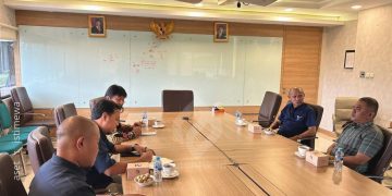 Bupati Saipul bersama Ketua Komisi III, saat bertemu Plt. Direktur Jenderal Perhubungan Udara, Lukman F. Laisa, pada Kamis (16/01/2025),