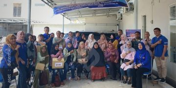 Family Gathering Konsumen dan Agen Mandala Finance Gorontalo yang digelar di kantor cabang pada, Rabu (19/2/2025).