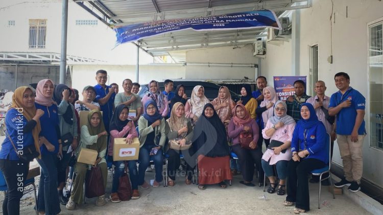 Family Gathering Konsumen dan Agen Mandala Finance Gorontalo yang digelar di kantor cabang pada, Rabu (19/2/2025).