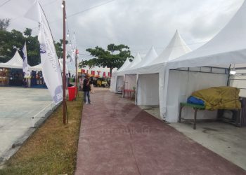 Potret stan Pekan Raya Pohuwato 2025, Selasa (25/2/2025).