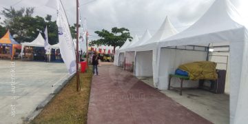 Potret stan Pekan Raya Pohuwato 2025, Selasa (25/2/2025).