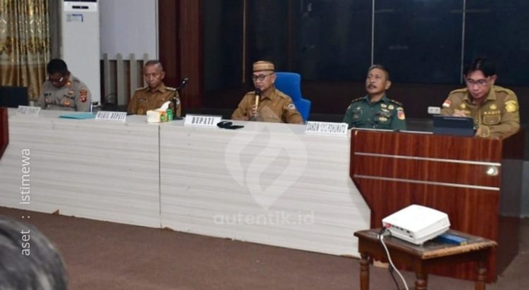 Rapat teknis penetapan sistem komando darurat bencana non-alam