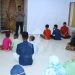 Kapolres Pohuwato, AKBP Winarno saat memberika tausiah usai melaksanakan Shalat Maghrib di Masjid Kapal Munzalan Pohuwato