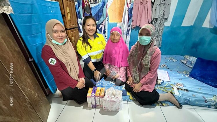 Kolaborasi Pani Gold Project bersama Puskesmas Buntulia  saat melakukan kegiatan Posyandu untuk ibu hamil.