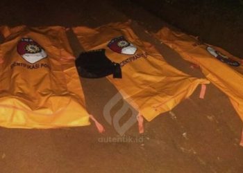 Jasad 3 Bhayangkara korban penembakan saat gerebek judi sabung ayam.  (aset:Istimewa)