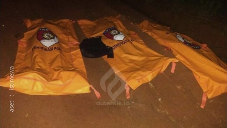 Jasad 3 Bhayangkara korban penembakan saat gerebek judi sabung ayam.  (aset:Istimewa)