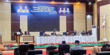 Paripurna ke-13 DPRD Kabupaten Pohuwato, Selasa (4/3/2025).