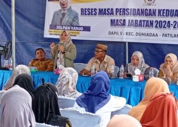 Reses wakil ketua DPRD Kabupaten Pohuwato, Delpan Yanjo yang digelar di Desa Manawa, Kecamatan Patilanggio, Selasa (4/2/2025).