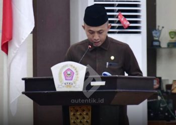 Penyampaian pandangan umum Fraksi NasDem atas LKPJ Pemerintah Kabupaten Pohuwato tahun 2024, Senin (14/4/2025).