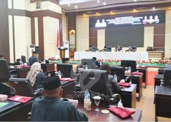 Paripurna DPRD Kabupaten Pohuwato, Selasa (3/6/2025)
