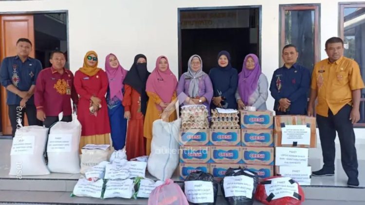 Sekretariat Dewan Lepas Bantuan DPRD Pohuwato untuk Korban Banjir Wanggarasi, Kamis (26/6/2025).