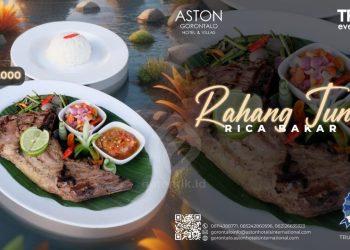 Rahang tuna rica bakar Aston Gorontalo.